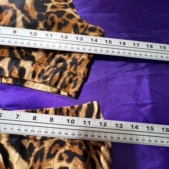 NEW  📌New Mix Buttery Smooth Predator Leopard Leggings and Bra Set L/XL - Picture 8 of 14